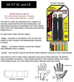 ESI Grips ESI Fit CR Ergo -Cycling Protection & Components Shop 59216 esi fit cr ergo