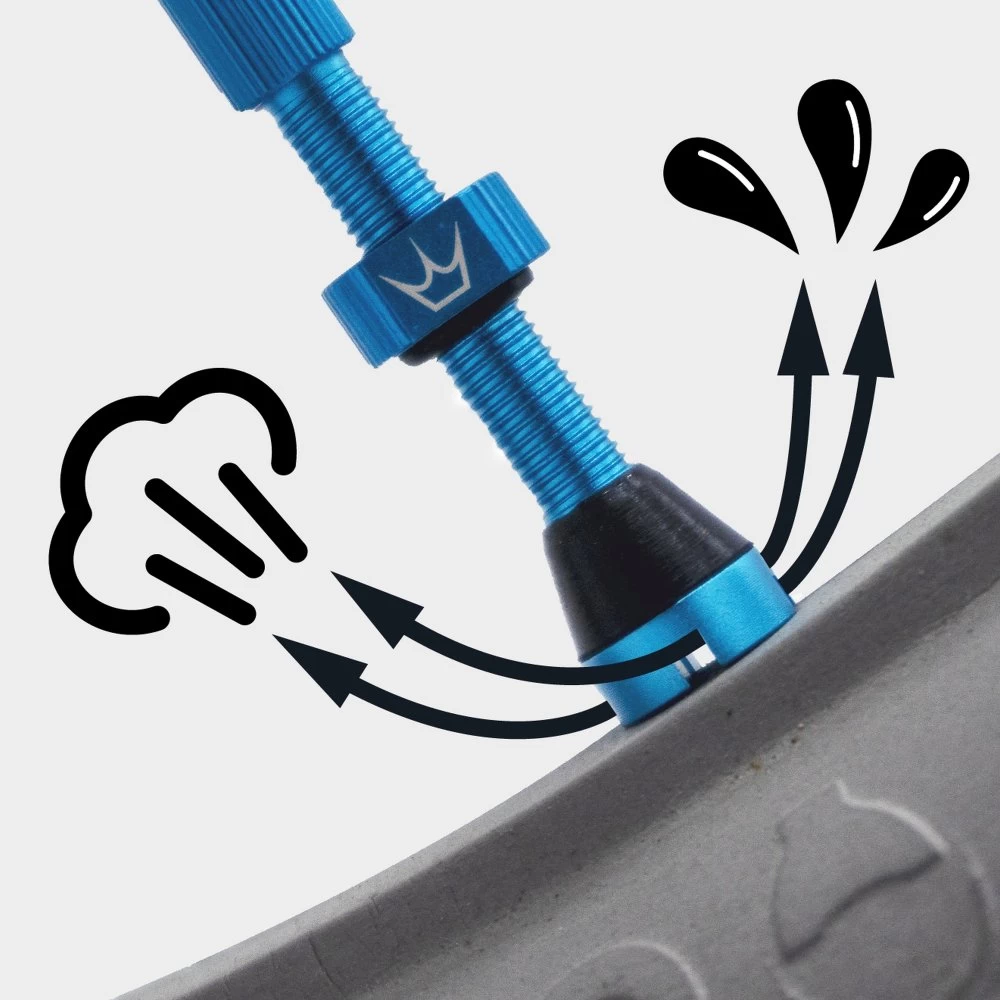 Peaty´s Chris King MK 2 Tubeless Valves - Black 2 Peaty´s Chris King MK 2 Tubeless Valves - Black - Image 2