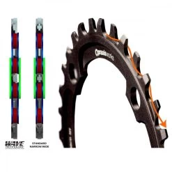 Praxis 1X DM Wave Ring (3 Mm) -Cycling Protection & Components Shop 72528 praxis 1x dm wave ring 3 mm